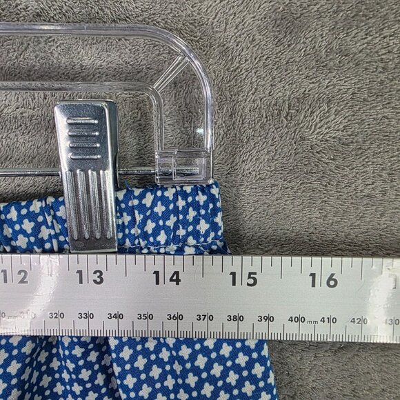 Womens 2 Pc Miss Elaine Blue Micro Dot Pajama Shirt & Pant Set Sleepwear Size M - Picture 11 of 15